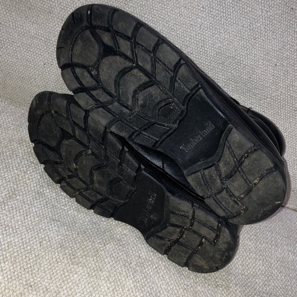 Timberland women’s size 7 Black Leather Lace Up Boots - Picture 5 of 14